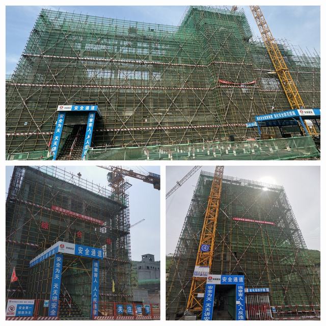 陜煤建設(shè)韓城分公司土建十一項(xiàng)目部：搶抓施工黃金季，多項(xiàng)工程喜封頂