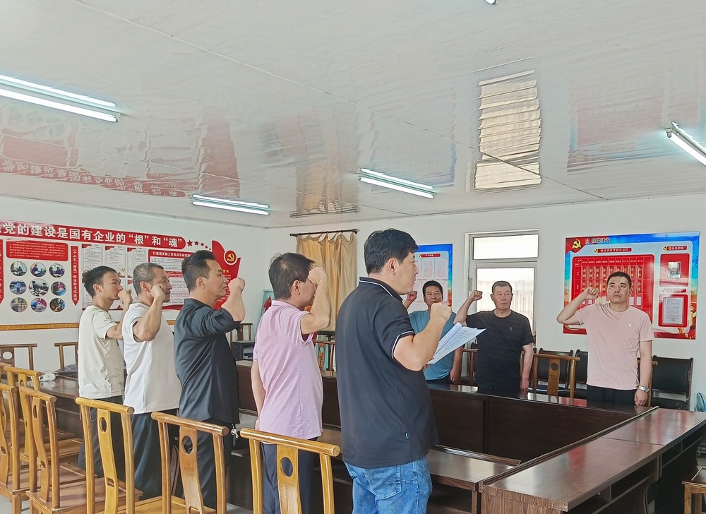 陜煤建設韓城分公司安裝六項目部:安全“不違章” 青春勇擔當